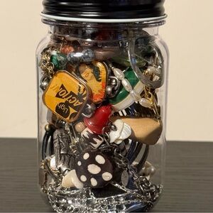 Small Jar of Semi Mystery Jewelry
